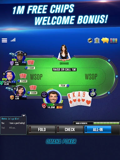 WSOP Poker: Texas Holdem Game screen 3